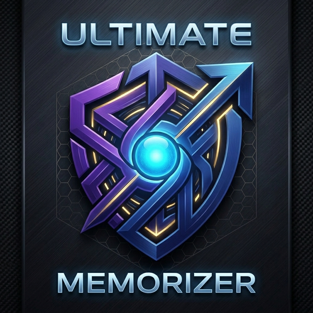 Ultimate Memorizer Logo with Title